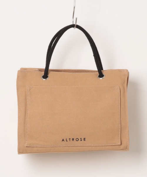 ALTROSE（アルトローズ）の「トートバッグ [トパーズ]（トートバッグ・レディース・ブラック/ゼブラ/アニマル/アイボリー/レオパード/ダークベージュ/グレー/カーキ・FREE）」の4枚目の写真