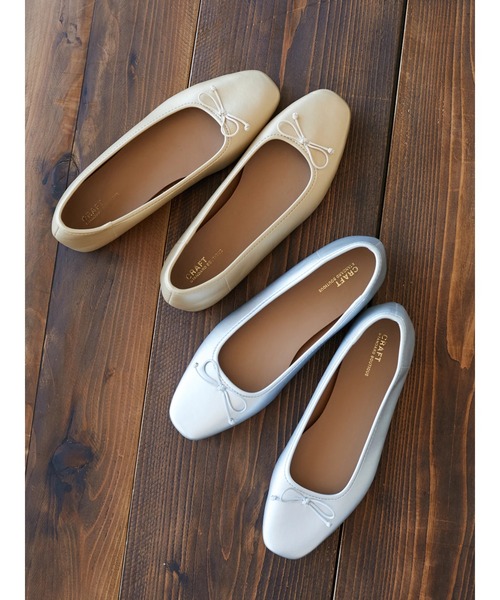 CRAFT STANDARD BOUTIQUE（クラフトスタンダードブティック）の「メタリックバレエシューズ　＊◆（バレエシューズ・レディース・シルバー/ゴールド・S/M/L）」の12枚目の写真
