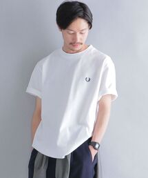 FRED PERRY | 【SHIPS別注】FRED PERRY: SOLOTEX（R) 鹿の子 ワンポイント ロゴ Tシャツ 22SS(Tシャツ/カットソー)