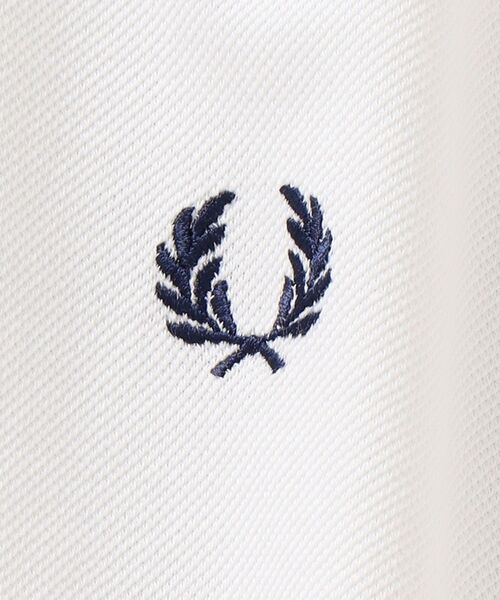 FRED PERRY（フレッドペリー）の「【SHIPS別注】FRED PERRY: SOLOTEX（R) 鹿の子 ワンポイント ロゴ Tシャツ 22SS（Tシャツ/カットソー・メンズ・ホワイト/ライトブルー/ブラック/ネイビー・SMALL/MEDIUM/LARGE/X-LARGE）」の8枚目の写真