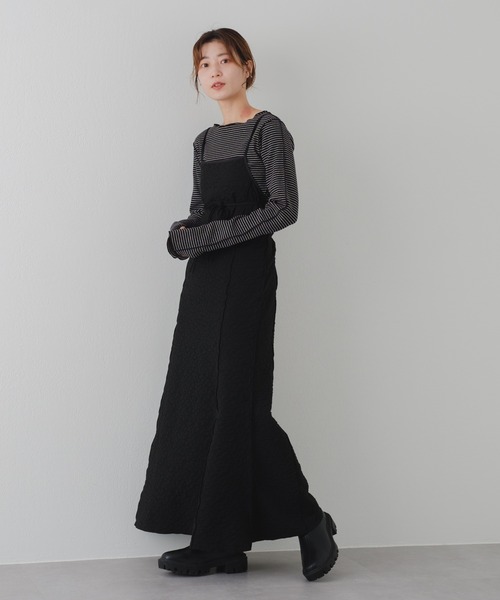 Kastane（カスタネ）の「【WEB限定】カットジャガードメロウキャミ