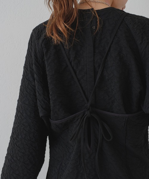 Kastane（カスタネ）の「【WEB限定】カットジャガードメロウキャミワンピース（ワンピース・レディース・ブラック/ブラウン/アイボリー・FREE）」の21枚目の写真