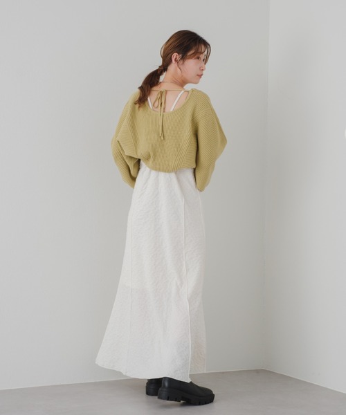 Kastane（カスタネ）の「【WEB限定】カットジャガードメロウ