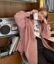 CANAL JEAN | El mar(エルマール) ボタンダウンストライプルーズシャツ(シャツ/ブラウス)