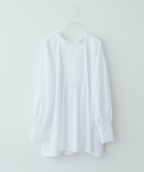 PUAL CE CIN（ピュアルセシン）の「【Du noir】2WAYボウタイブラウス（シャツ/ブラウス・レディース・ベージュ/ブラック/オフホワイト・FREE）」の13枚目の写真