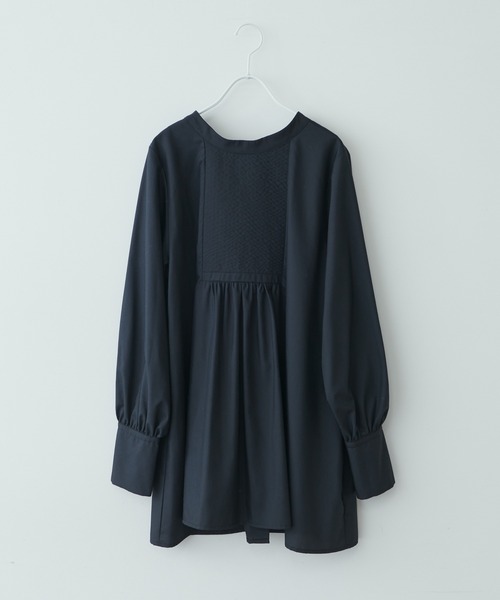 PUAL CE CIN（ピュアルセシン）の「【Du noir】2WAYボウタイブラウス（シャツ/ブラウス・レディース・ベージュ/ブラック/オフホワイト・FREE）」の7枚目の写真