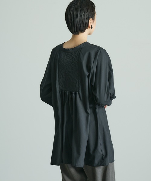 PUAL CE CIN（ピュアルセシン）の「【Du noir】2WAYボウタイブラウス（シャツ/ブラウス・レディース・ベージュ/ブラック/オフホワイト・FREE）」の19枚目の写真