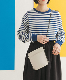 FORK&SPOON ボーダーロングスリーブTシャツ