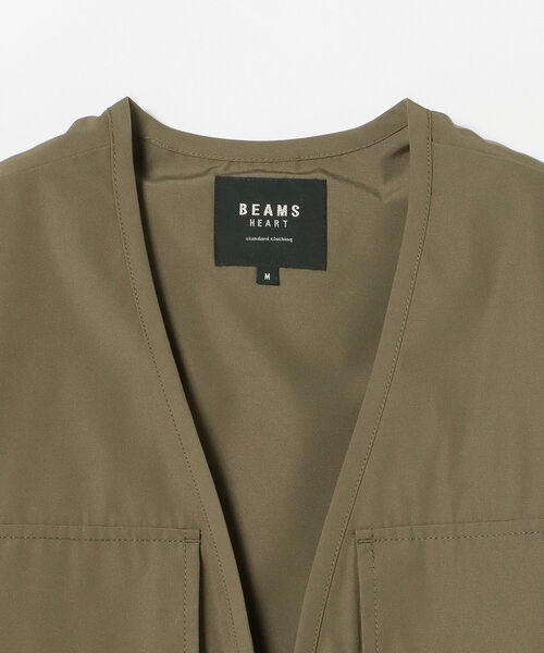BEAMS HEART(ビームスハート)の「BEAMS HEART / 4ポケット ビッグ ベスト(ベスト・メンズ・ブラック/オリーブ・MEDIUM/LARGE)」の21枚目の写真