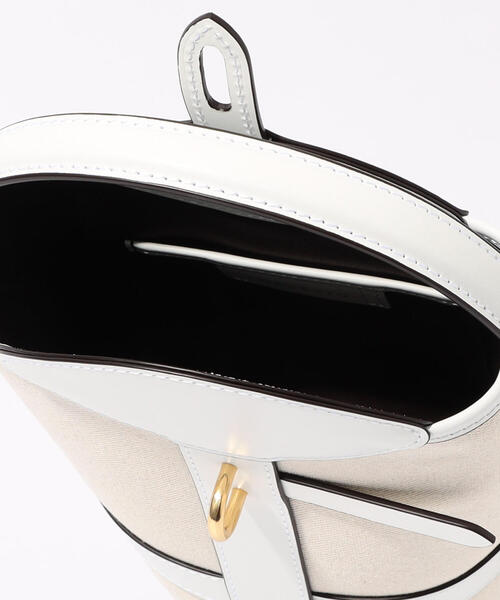 TOMORROWLAND （トゥモローランド）の「ORSETTO コットンリネンコンビバッグ（ハンドバッグ・レディース・ホワイト系その他・FREE）」の9枚目の写真