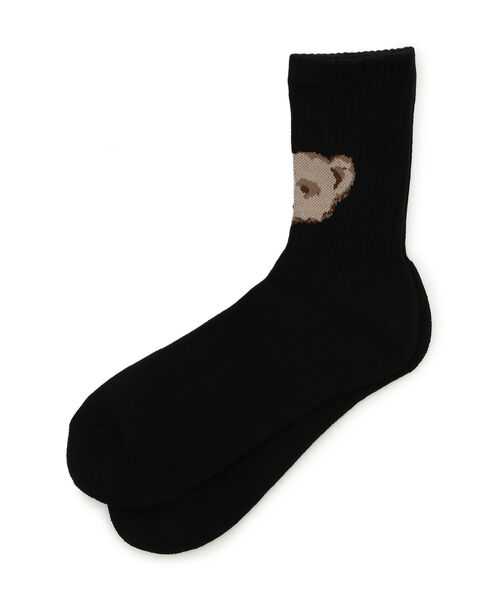 ROSTER SOX（ロスターソックス）の「ROSTER SOX／ロスターソックス/F BEAR SOX（ソックス/靴下・メンズ・ホワイト/ブラック・FREE）」の2枚目の写真