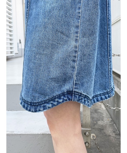 ENVYM（アンビー）の「ＤＥＮＩＭシャツＯＰ（ワンピース・レディース・ブラック/ブルー・FREE）」の14枚目の写真