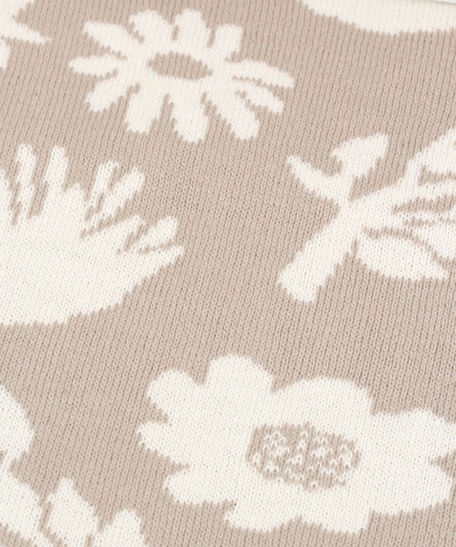 studio CLIP(スタディオクリップ)の「ジャガードニットトートバッグ〔MOOMINコラボ〕(エコバッグ/サブバッグ・レディース・グレー/ピンク/ベージュ・FREE)」の5枚目の写真