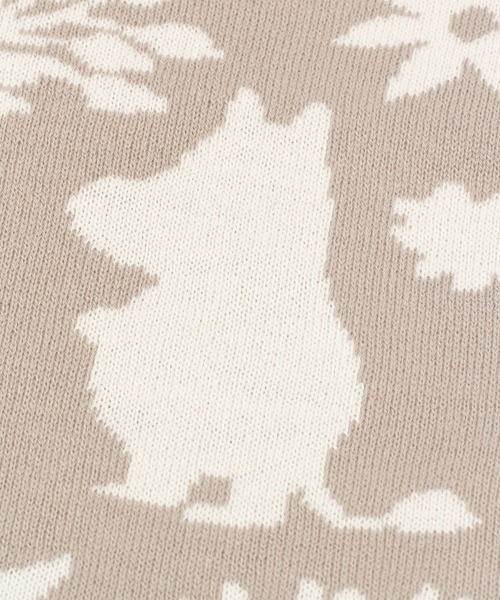 studio CLIP(スタディオクリップ)の「ジャガードニットトートバッグ〔MOOMINコラボ〕(エコバッグ/サブバッグ・レディース・グレー/ピンク/ベージュ・FREE)」の8枚目の写真