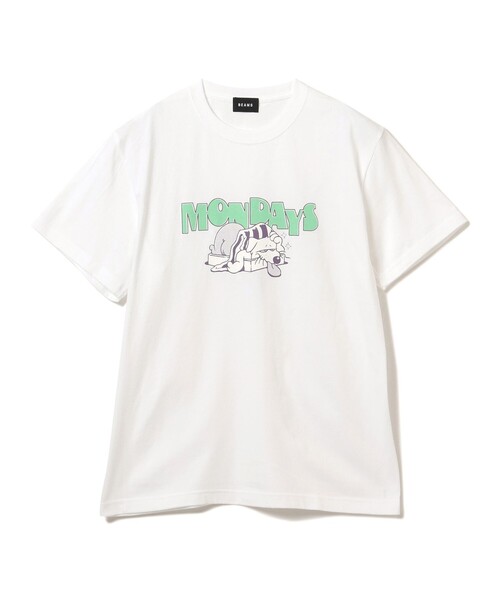 BEAMS（ビームス）の「BEAMS / MONDAYS Tシャツ（Tシャツ/カットソー・メンズ・ホワイト/ブラック・SMALL/MEDIUM/LARGE/X-LARGE）」の7枚目の写真