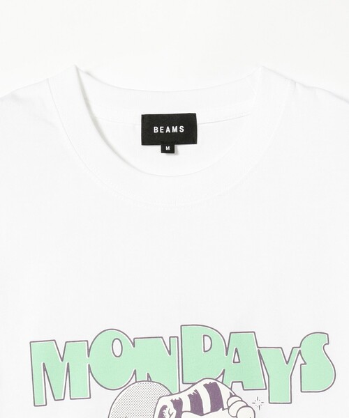 BEAMS（ビームス）の「BEAMS / MONDAYS Tシャツ（Tシャツ/カットソー・メンズ・ホワイト/ブラック・SMALL/MEDIUM/LARGE/X-LARGE）」の12枚目の写真