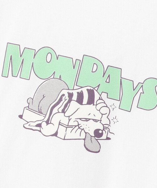 BEAMS（ビームス）の「BEAMS / MONDAYS Tシャツ（Tシャツ/カットソー・メンズ・ホワイト/ブラック・SMALL/MEDIUM/LARGE/X-LARGE）」の13枚目の写真