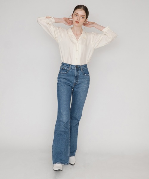 Levi's（リーバイス）の「Levi's/リーバイス 70S HIGH FLARE SONOMA STEP（デニムパンツ・レディース・ダークインディゴブルー・23inch/24inch/25inch/26inch/27inch/28inch）」の7枚目の写真