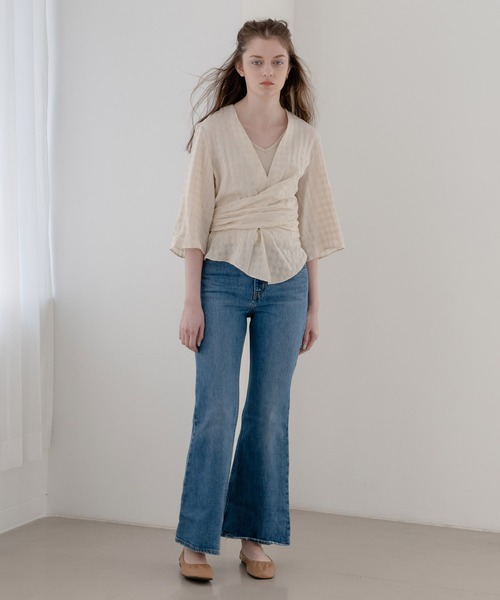 Levi's（リーバイス）の「Levi's/リーバイス 70S HIGH FLARE SONOMA STEP（デニムパンツ・レディース・ダークインディゴブルー・23inch/24inch/25inch/26inch/27inch/28inch）」の12枚目の写真