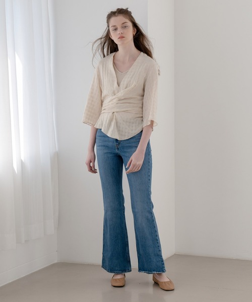 Levi's（リーバイス）の「Levi's/リーバイス 70S HIGH FLARE SONOMA STEP（デニムパンツ・レディース・ダークインディゴブルー・23inch/24inch/25inch/26inch/27inch/28inch）」の13枚目の写真