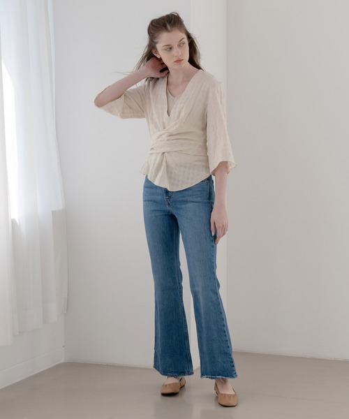 Levi's（リーバイス）の「Levi's/リーバイス 70S HIGH FLARE SONOMA STEP（デニムパンツ・レディース・ダークインディゴブルー・23inch/24inch/25inch/26inch/27inch/28inch）」の14枚目の写真