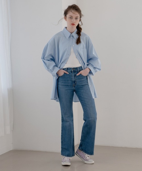 Levi's（リーバイス）の「Levi's/リーバイス 70S HIGH FLARE SONOMA STEP（デニムパンツ・レディース・ダークインディゴブルー・23inch/24inch/25inch/26inch/27inch/28inch）」の16枚目の写真
