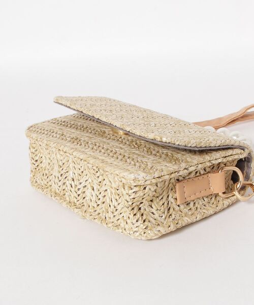 En serio TOKYO(エンソリオトーキョー)の「【SELECT a.c.c】麦わら風×レース ハンド・ショルダーバッグ/oku-bag-481-10(ハンドバッグ・レディース・その他1/その他2・FREE)」の4枚目の写真