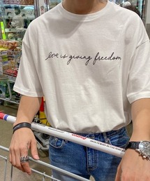 ASCLO | ASCLO Beru Lettering T Shirt(Tシャツ/カットソー)