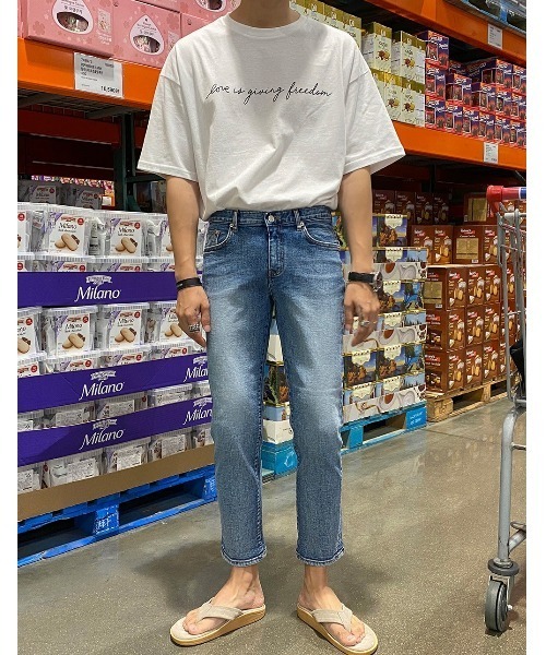 ASCLO（エジュクロ）の「ASCLO Beru Lettering T Shirt（Tシャツ/カットソー・メンズ・ホワイト/ブラック・FREE）」の4枚目の写真