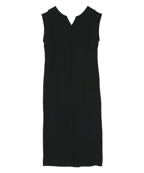 UR'S（ユアーズ）の「キーネックIラインワンピース（ワンピース・レディース・ブラック/オフホワイト・S/M/L/PS(XS－S)）」の15枚目の写真