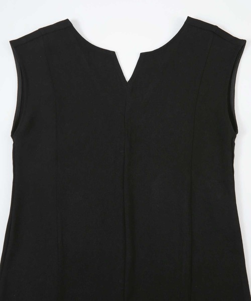 UR'S（ユアーズ）の「キーネックIラインワンピース（ワンピース・レディース・ブラック/オフホワイト・S/M/L/PS(XS－S)）」の17枚目の写真