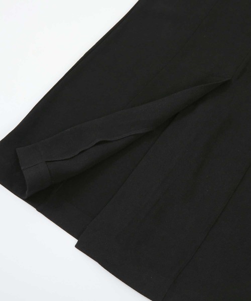 UR'S（ユアーズ）の「キーネックIラインワンピース（ワンピース・レディース・ブラック/オフホワイト・S/M/L/PS(XS－S)）」の8枚目の写真