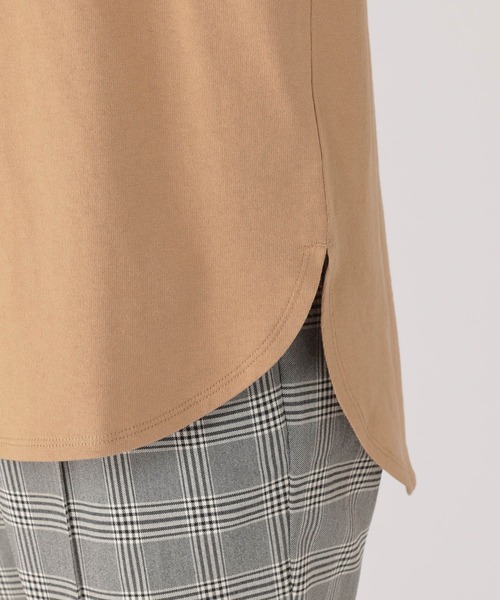 studio CLIP（スタディオクリップ）の「USAチュニックTシャツ（Tシャツ/カットソー・レディース・ホワイト/ブラック/ベージュ/ピンク/グリーン/サックスブルー・MEDIUM/LARGE）」の18枚目の写真