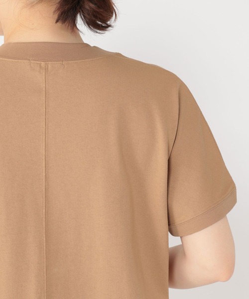 studio CLIP（スタディオクリップ）の「USAチュニックTシャツ（Tシャツ/カットソー・レディース・ホワイト/ブラック/ベージュ/ピンク/グリーン/サックスブルー・MEDIUM/LARGE）」の20枚目の写真