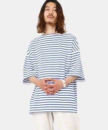 marka | marka / マーカ：BASQUE SHIRT S/S - organic cotton knit border -：M22B-12CS01B[COR](Tシャツ/カットソー)