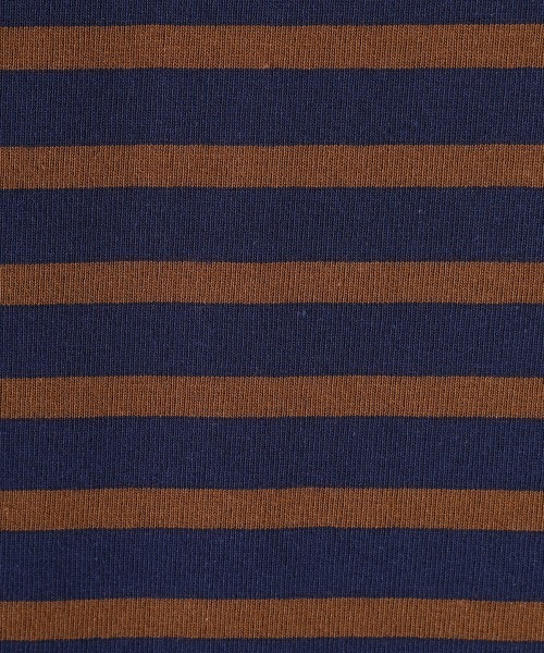 marka（マーカ）の「marka / マーカ：BASQUE SHIRT S/S - organic cotton knit border -：M22B-12CS01B[COR]（Tシャツ/カットソー・メンズ・ホワイト×ブルー/ブラック系/ネイビー系・1/2/3）」の17枚目の写真