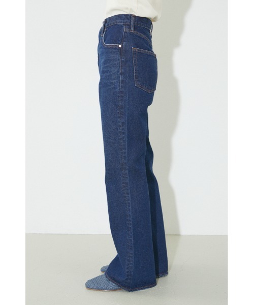 BLACK BY MOUSSY（ブラックバイマウジー）の「MATARI Al Makha denim（マタリアールマッカデニム）（デニムパンツ・レディース・ブルー/ライトブルー・23inch/24inch/25inch/26inch）」の10枚目の写真