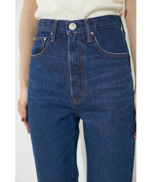 BLACK BY MOUSSY（ブラックバイマウジー）の「MATARI Al Makha denim（マタリアールマッカデニム）（デニムパンツ・レディース・ブルー/ライトブルー・23inch/24inch/25inch/26inch）」の8枚目の写真