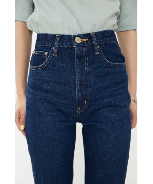 BLACK BY MOUSSY（ブラックバイマウジー）の「MATARI Al Makha denim（マタリアールマッカデニム）（デニムパンツ・レディース・ブルー/ライトブルー・23inch/24inch/25inch/26inch）」の4枚目の写真