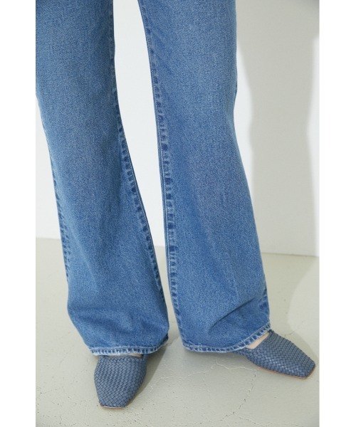 BLACK BY MOUSSY（ブラックバイマウジー）の「MATARI Al Makha denim（マタリアールマッカデニム）（デニムパンツ・レディース・ブルー/ライトブルー・23inch/24inch/25inch/26inch）」の15枚目の写真