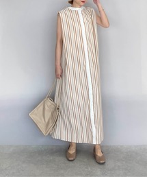 PICCIN | 前後2WAYランダムストライプワンピース(ワンピース)