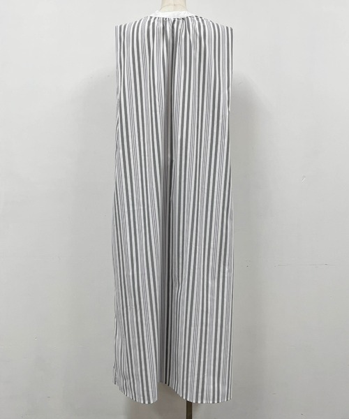 PICCIN（ピッチン）の「前後2WAYランダムストライプワンピース（ワンピース・レディース・ブラック/オレンジ・M/L）」の21枚目の写真