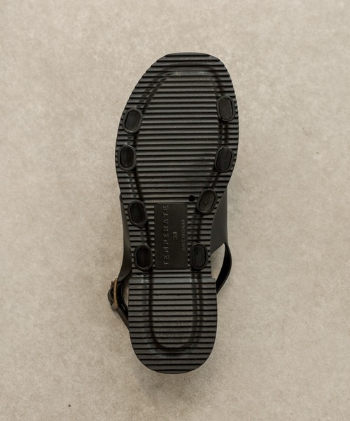 ear PAPILLONNER（イアパピヨネ）の「【TEMPERATE(テンパレイト)】チェーン付きレインサンダル（サンダル・レディース・ブラック×ブラック/ブラック×グリーン/ブラウン/クリア・36/38/40）」の11枚目の写真