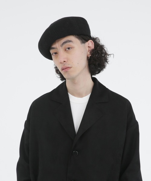 Iroquois（イロコイ）の「IROQUOIS イロコイ / LINEN BASQUE BERET リネンバスクベレー帽 / 881103（ハンチング/ベレー帽・メンズ・ブラック/ベージュ/グレー・FREE）」の9枚目の写真