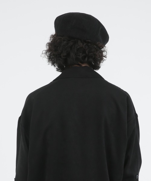 Iroquois（イロコイ）の「IROQUOIS イロコイ / LINEN BASQUE BERET リネンバスクベレー帽 / 881103（ハンチング/ベレー帽・メンズ・ブラック/ベージュ/グレー・FREE）」の12枚目の写真