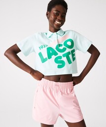LACOSTE（ラコステ）の「ワイド＆クロップドプリントポロシャツ（ポロシャツ）」