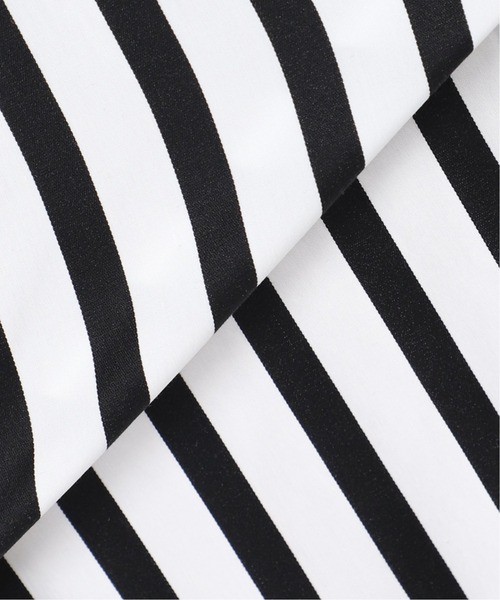 CITYSHOP(シティーショップ)の「STRIPE SHIRT DRESS:ワンピース(ワンピース・レディース・ブラック/ブラウン・36/38)」の22枚目の写真
