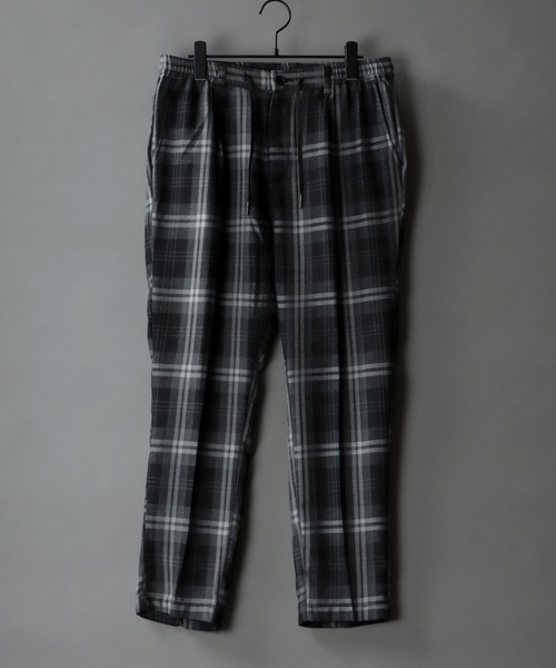 SITRY（シトリー）の「T/R uncle tapered pants/TR アンクル テーパード パンツ（スラックス・メンズ・ブラック/ホワイト系その他/ブラック系その他/グレー系その他/ブラウン系その他/ベージュ系その他/グレー系その他2・M/L/XL）」の4枚目の写真