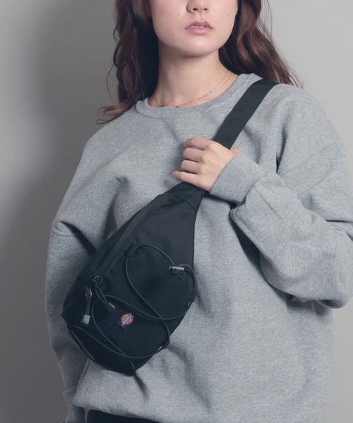 Dickies（ディッキーズ）の「【DICKIES/ディッキーズ】DK OUTLINE LOGO HOLD WAISTBAG アウトラインロゴ ボディバッグ（ボディバッグ/ウエストポーチ・レディース・ベージュ/オレンジ/ブラック/ネイビー・FREE）」の7枚目の写真