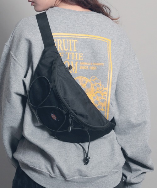 Dickies（ディッキーズ）の「【DICKIES/ディッキーズ】DK OUTLINE LOGO HOLD WAISTBAG アウトラインロゴ ボディバッグ（ボディバッグ/ウエストポーチ・レディース・ベージュ/オレンジ/ブラック/ネイビー・FREE）」の16枚目の写真